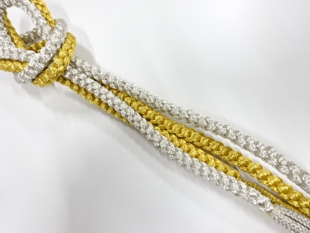 正絹　手組帯締め